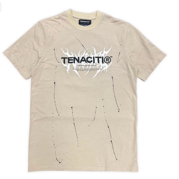 Beige Graphic Tee - Picture 1 of 4